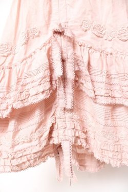 画像8: PINK HOUSE / ローズレース使いローンエプロンドレス  ピンク Y-26-01-27-012-LO-OP-SA-ZY