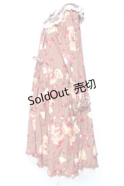 画像2: PINK HOUSE / strawberry choco bearプリントミディワンピース  ブラウン Y-26-01-27-013-LO-OP-AS-ZY