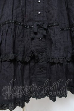 画像7: PINK HOUSE / オフショルティアードロングワンピース F 黒 Y-26-01-27-014-LO-OP-SZ-ZY