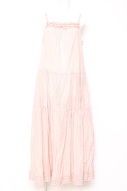 画像1: PINK HOUSE / ローンキャミソールワンピース  ピンク Y-26-01-27-015-LO-OP-SA-ZY