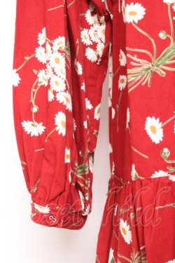 画像4: PINK HOUSE / ヒナギクブーケワンピース  赤 Y-26-01-27-002-LO-OP-SZ-ZY