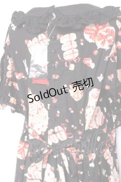 画像4: PINK HOUSE / アニバーサリーケーキプリントミディワンピース  黒 Y-26-01-27-018-LO-OP-SZ-ZY