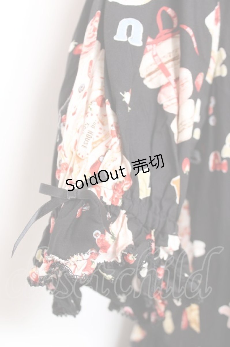 画像6: PINK HOUSE / アニバーサリーケーキプリントミディワンピース  黒 Y-26-01-27-018-LO-OP-SZ-ZY (6)