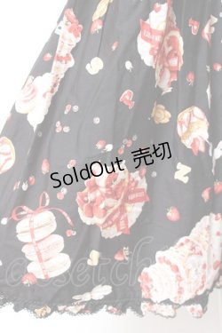 画像7: PINK HOUSE / アニバーサリーケーキプリントミディワンピース  黒 Y-26-01-27-018-LO-OP-SZ-ZY