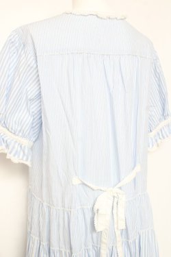 画像4: PINK HOUSE / ストライプティアードワンピース F サックス Y-26-01-27-022-LO-OP-SZ-ZY