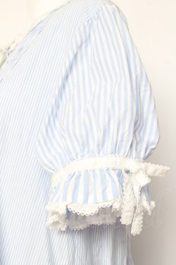 画像5: PINK HOUSE / ストライプティアードワンピース F サックス Y-26-01-27-022-LO-OP-SZ-ZY