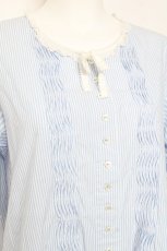 画像6: PINK HOUSE / ストライプティアードワンピース F サックス Y-26-01-27-022-LO-OP-SZ-ZS (6)