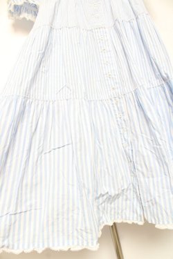 画像8: PINK HOUSE / ストライプティアードワンピース F サックス Y-26-01-27-022-LO-OP-SZ-ZY