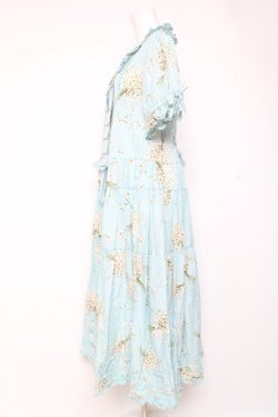 画像2: PINK HOUSE / スマイリーマーガレットプリントワンピース F サックス Y-26-01-27-023-LO-OP-SZ-ZY