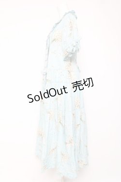 画像2: PINK HOUSE / スマイリーマーガレットプリントワンピース F サックス Y-26-01-27-023-LO-OP-SZ-ZY