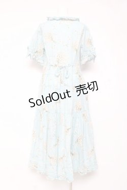 画像3: PINK HOUSE / スマイリーマーガレットプリントワンピース F サックス Y-26-01-27-023-LO-OP-SZ-ZY