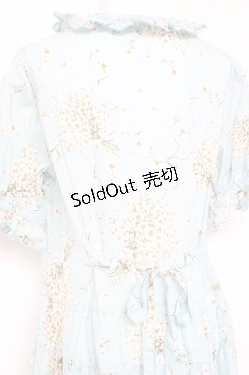 画像4: PINK HOUSE / スマイリーマーガレットプリントワンピース F サックス Y-26-01-27-023-LO-OP-SZ-ZY (4)