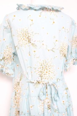 画像4: PINK HOUSE / スマイリーマーガレットプリントワンピース F サックス Y-26-01-27-023-LO-OP-SZ-ZY