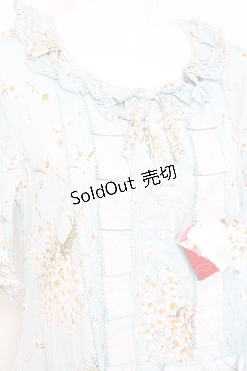 画像6: PINK HOUSE / スマイリーマーガレットプリントワンピース F サックス Y-26-01-27-023-LO-OP-SZ-ZY (6)