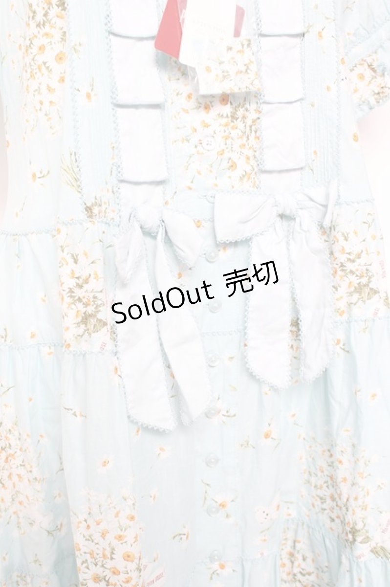 画像8: PINK HOUSE / スマイリーマーガレットプリントワンピース F サックス Y-26-01-27-023-LO-OP-SZ-ZY (8)