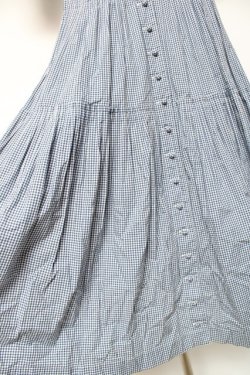 画像7: KANEKO ISAO / ギンガムワンピース  ブルー Y-26-01-27-024-EL-OP-SZ-ZY