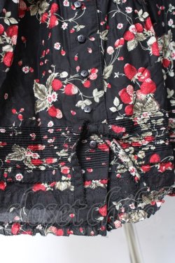 画像7: PINK HOUSE / いちごブーケフリルワンピース F 黒 Y-26-01-27-025-LO-OP-SZ-ZY