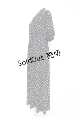 画像2: KANEKO ISAO / チャイナカラーワンピース  ブラック Y-26-01-27-026-EL-OP-SA-ZY