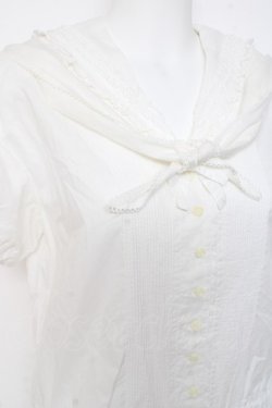 画像5: WONDERFUL WORLD / 三角スカーフ付セーラーワンピース  黒 Y-26-01-27-030-LO-OP-SZ-ZY