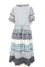 画像3: PINK HOUSE / ギンガムティアードワンピース  グリーン Y-26-01-27-035-LO-OP-SZ-ZS (3)