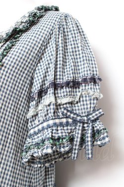 画像5: PINK HOUSE / ギンガムティアードワンピース  グリーン Y-26-01-27-035-LO-OP-SZ-ZY