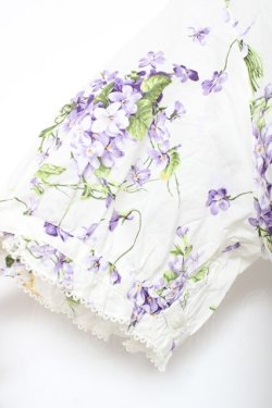 画像6: PINK HOUSE / リトルヴァイオレットプリントミディワンピース F 白 Y-26-01-27-036-LO-OP-SZ-ZY