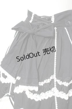 画像4: Angelic Pretty / スカラップドーリィスカート  黒×白 Y-26-01-27-038-AP-SK-SZ-ZI