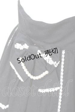 画像5: Angelic Pretty / スカラップドーリィスカート  黒×白 Y-26-01-27-038-AP-SK-SZ-ZI