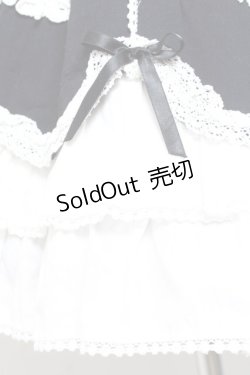 画像7: Angelic Pretty / スカラップドーリィスカート  黒×白 Y-26-01-27-038-AP-SK-SZ-ZI