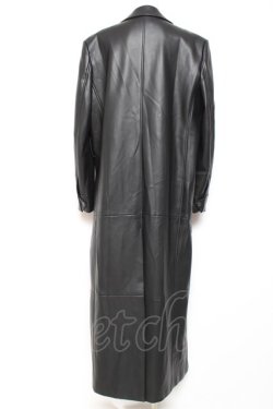 画像3: Melt the lady / leather like trench coat F ブラック Y-26-01-27-039-PU-CO-SZ-ZY