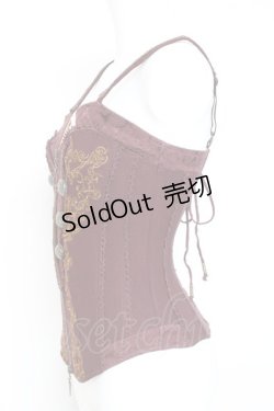 画像2: OZZ ANGELO / ナポレオンビスチェ  エンジ Y-26-01-27-041-OO-TO-SZ-ZY