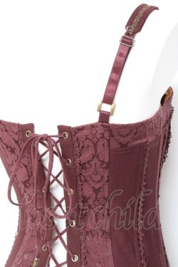 画像4: OZZ ANGELO / ナポレオンビスチェ  エンジ Y-26-01-27-041-OO-TO-SZ-ZY