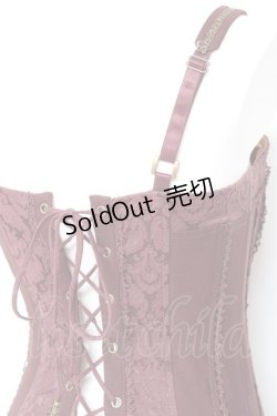 画像4: OZZ ANGELO / ナポレオンビスチェ  エンジ Y-26-01-27-041-OO-TO-SZ-ZY