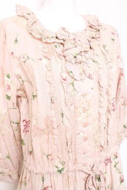 画像5: PINK HOUSE / ロージーローズプリントワンピース  ピンク Y-26-01-27-004-LO-OP-SA-ZY