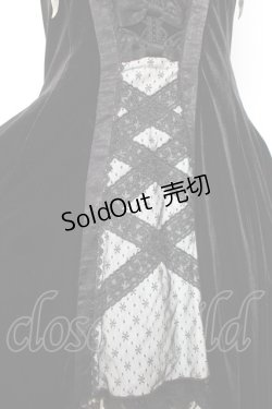 画像8: Hoshibako Works / Rozen Maiden x HoshibakoWorks　水銀燈ジャンパースカート  ベルベット:ブラックホワイト Y-26-01-27-044-LO-OP-SZ-ZY