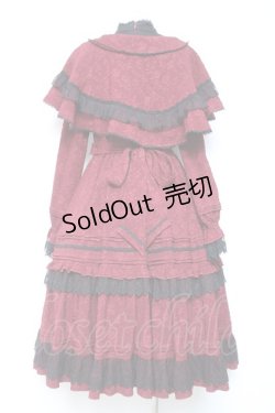 画像3: Hoshibako Works / Rozen Maiden x HoshibakoWorks 真紅ケープ付きワンピース  ジャガード Y-26-01-27-045-LO-OP-SZ-ZY