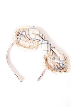 画像7: Angelic Pretty / オリジナルタータンジャンパースカートセット - ベージュ Y-26-01-27-046-AP-OP-SZ-ZY