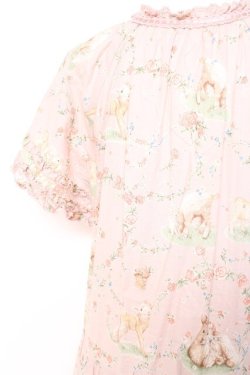 画像4: PINK HOUSE / ひつじプリントミディワンピース  ピンク Y-26-01-27-008-LO-OP-SZ-ZY