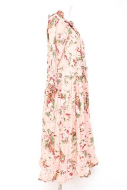 画像2: PINK HOUSE / エターナルローズプリントミディワンピース  ピンク Y-26-01-27-009-LO-OP-SA-ZY