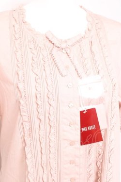 画像6: PINK HOUSE / ピコフリル使いロングワンピース F ピンク Y-26-01-27-010-LO-OP-SZ-ZY