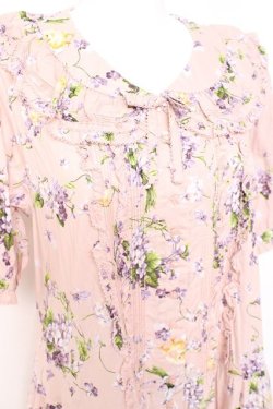 画像6: PINK HOUSE / リトルヴァイオレットプリントワンピース  ピンク Y-26-01-27-011-LO-OP-SA-ZY