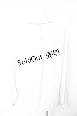 画像2: Amavel / Historical Butler クロスタイブラウス F オフシロ Y-26-01-28-037-CA-BL-SZ-ZY