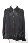 Amavel / Historical Butler クロスタイブラウス F ブラック Y-26-01-28-038-CA-BL-SZ-ZY
