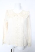 Fi.n.t / レース使いシアービッグカラーブラウス F アイボリー Y-26-01-28-042-CA-BL-SZ-ZY
