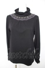 画像1: axes femme / ハシゴレース使いタートル M 黒 Y-26-01-28-050-AX-TO-SZ-ZS (1)