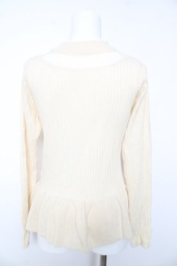 画像2: axes femme POETIQUE / デコルテ透けプチスタンドプルオーバー M キナリ Y-26-01-28-053-AX-TO-SZ-ZY