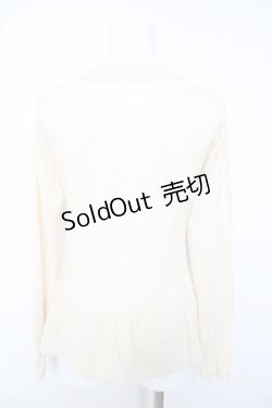 画像2: axes femme POETIQUE / デコルテ透けプチスタンドプルオーバー M キナリ Y-26-01-28-053-AX-TO-SZ-ZY