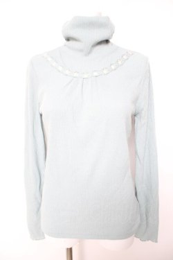 画像1: axes femme / パール使いリブタートル M グリーン Y-26-01-28-055-AX-TO-SZ-ZY