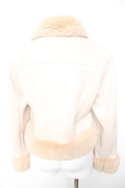 画像2: axes femme / フェイクファーライダース M ベージュ Y-26-01-28-060-AX-JA-SZ-ZY