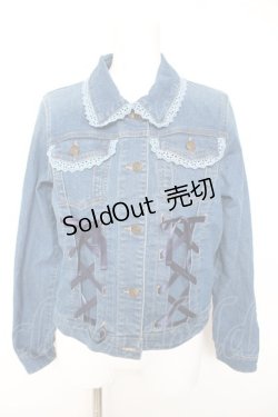 画像1: axes femme / スピンドルデニムジャケット  デニム Y-26-01-28-061-AX-JA-SZ-ZY